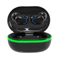 Waterproof Wireless in Ear Earbuds with Charging Case, F/Black-1