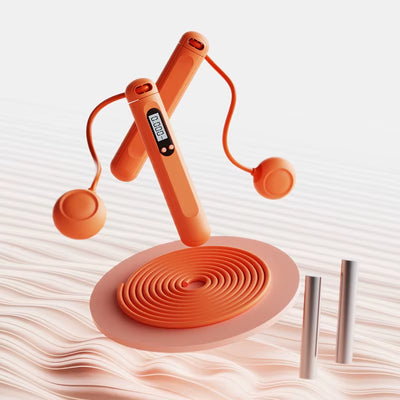 ABS Quality Digital Smart Jump Rope Gym Equipment Anti-Slip Handle Multiple Combinations Cordless Customized Logo Print Skipping