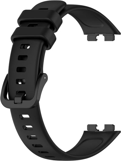 2-Pack Soft Sport Bands Compatible with Huawei Band 8/Huawei Band 9 Quick Release Replacement Wristband for Woman Man (Black/Navy)