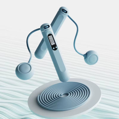 ABS Quality Digital Smart Jump Rope Gym Equipment Anti-Slip Handle Multiple Combinations Cordless Customized Logo Print Skipping