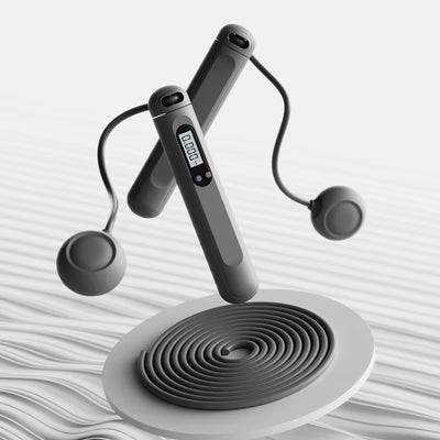 ABS Quality Digital Smart Jump Rope Gym Equipment Anti-Slip Handle Multiple Combinations Cordless Customized Logo Print Skipping