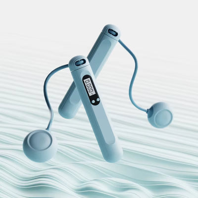ABS Quality Digital Smart Jump Rope Gym Equipment Anti-Slip Handle Multiple Combinations Cordless Customized Logo Print Skipping