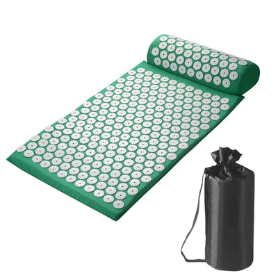 Hot Selling Yoga Massage Acupuncture Foot Cushion Pillow Set Shakti Mat Acupressure