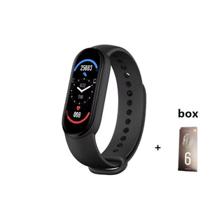 M6 Smart Watch Men Women Fitness Tracker Smartwatch Blood Pressure Heart Rate Monitor Fitness Band Smartbracelet for Android Ios