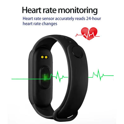 M6 Smart Watch Men Women Fitness Tracker Smartwatch Blood Pressure Heart Rate Monitor Fitness Band Smartbracelet for Android Ios