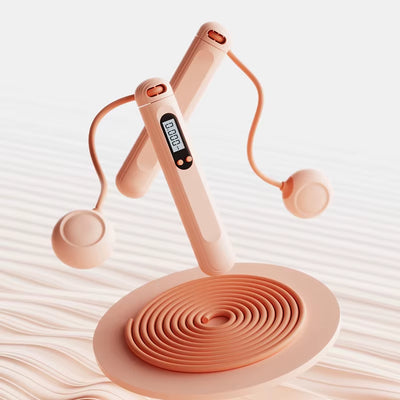ABS Quality Digital Smart Jump Rope Gym Equipment Anti-Slip Handle Multiple Combinations Cordless Customized Logo Print Skipping