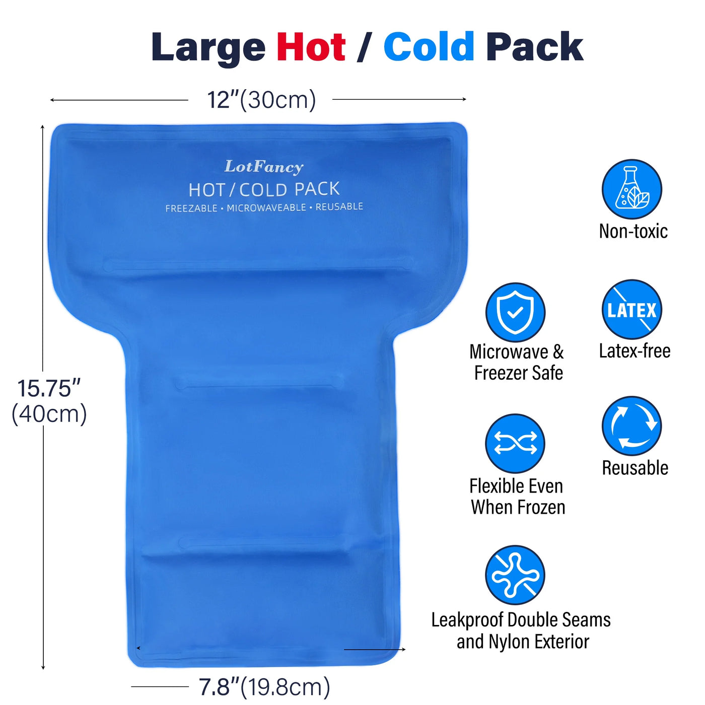 Hip Brace with Hot Cold Pack, Gel Ice Pack Groin Wrap for Injuries, Nerve Pain Relief