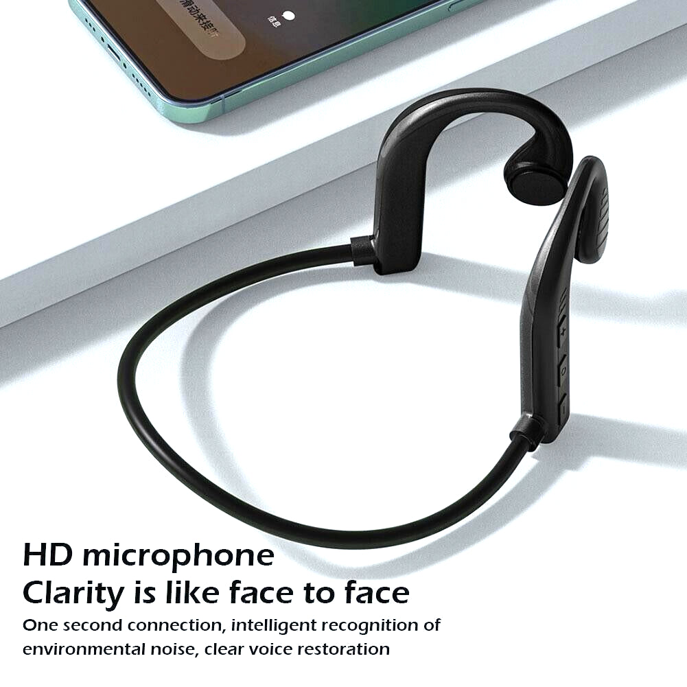 Bone Conduction Headphones Bluetooth Wireless Headset Outdoor Sport Earbuds USA
