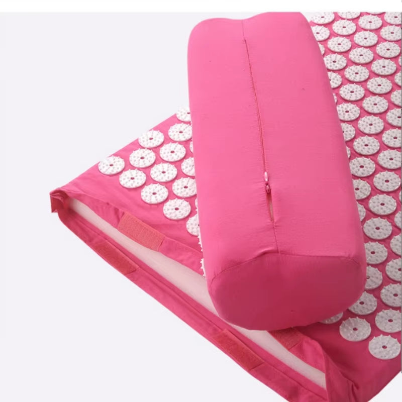 Hot Selling Yoga Massage Acupuncture Foot Cushion Pillow Set Shakti Mat Acupressure