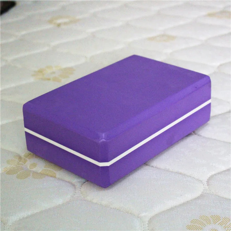 Yoga Block Multi Colors Pilates EVA Yoga Brick Gym Foam Stretching Aid Gym Pilates Yoga Block Exercise Fitness Sport
