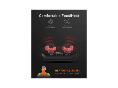 Shoulder & Neck Massager with Shiatsu Kneading Massage and Heat -
