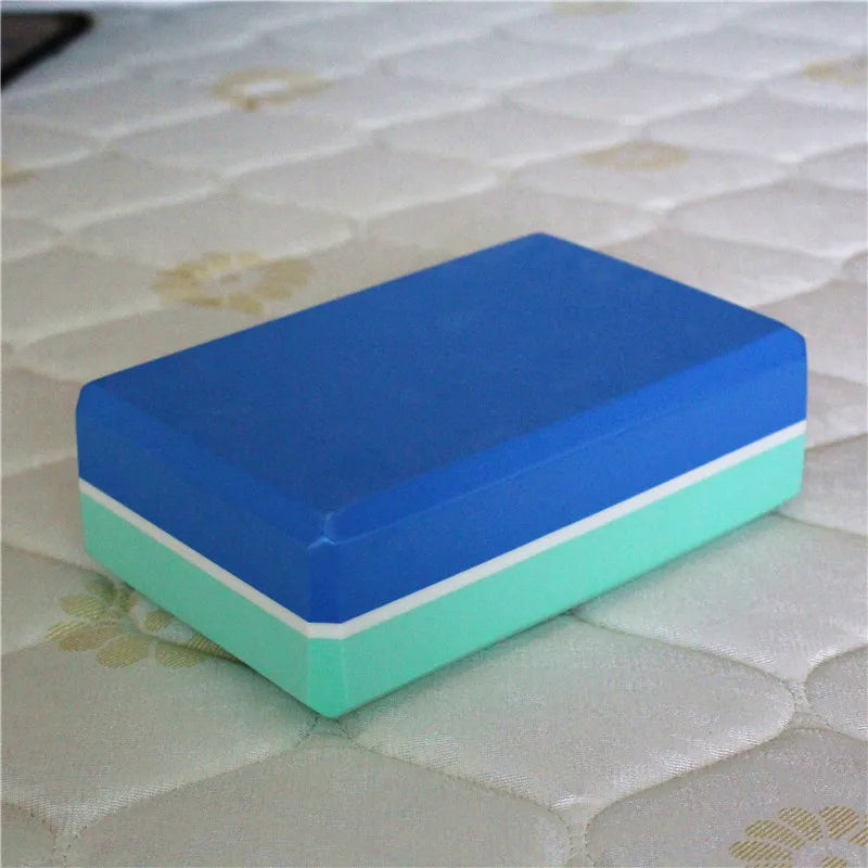 Yoga Block Multi Colors Pilates EVA Yoga Brick Gym Foam Stretching Aid Gym Pilates Yoga Block Exercise Fitness Sport