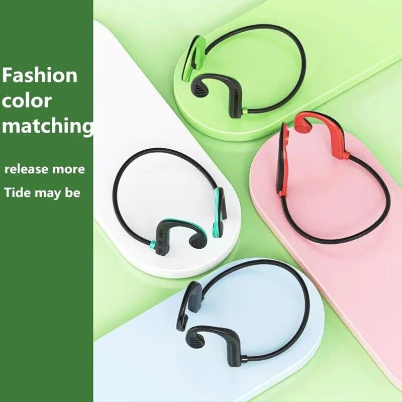Bone Conduction Headphones Bluetooth Wireless Headset Outdoor Sport Earbuds USA