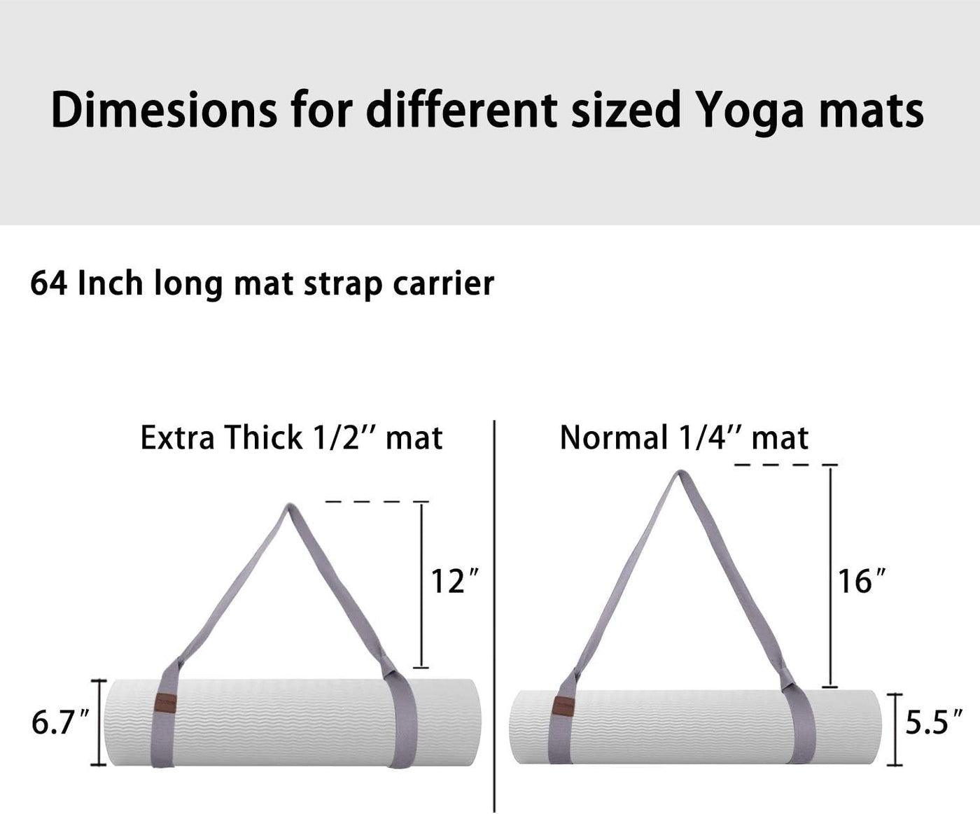 a Mat Strap/Sling Adjustable Exercise Mat Strap Carrier, Unique Macaron Style Colors, Made of Premium Polyester Cotton, Durable Delicate Texture Strap Only (Mintgreen+Pink)