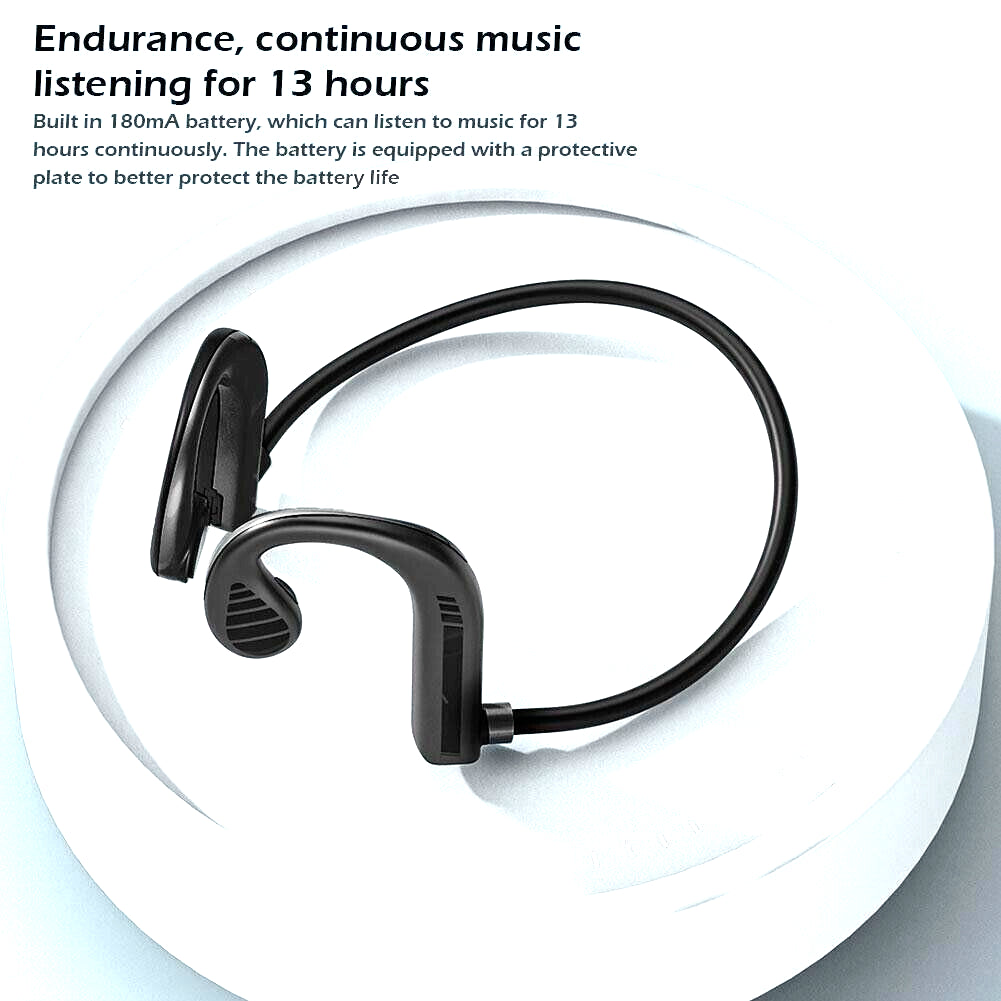 Bone Conduction Headphones Bluetooth Wireless Headset Outdoor Sport Earbuds USA