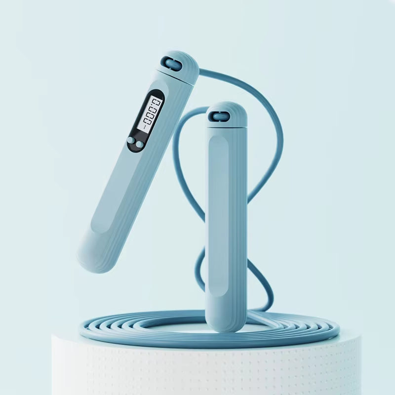 ABS Quality Digital Smart Jump Rope Gym Equipment Anti-Slip Handle Multiple Combinations Cordless Customized Logo Print Skipping