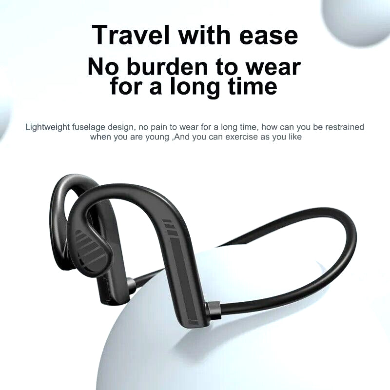 Bone Conduction Headphones Bluetooth Wireless Headset Outdoor Sport Earbuds USA