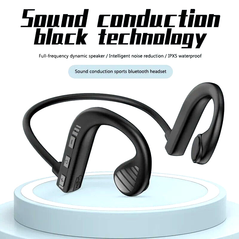 Bone Conduction Headphones Bluetooth Wireless Headset Outdoor Sport Earbuds USA