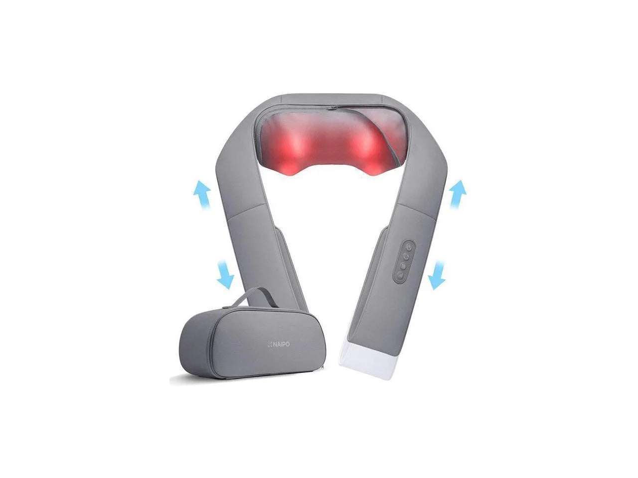 Shoulder & Neck Massager with Shiatsu Kneading Massage and Heat -