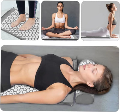 Acupressure Mat and Pillow Set