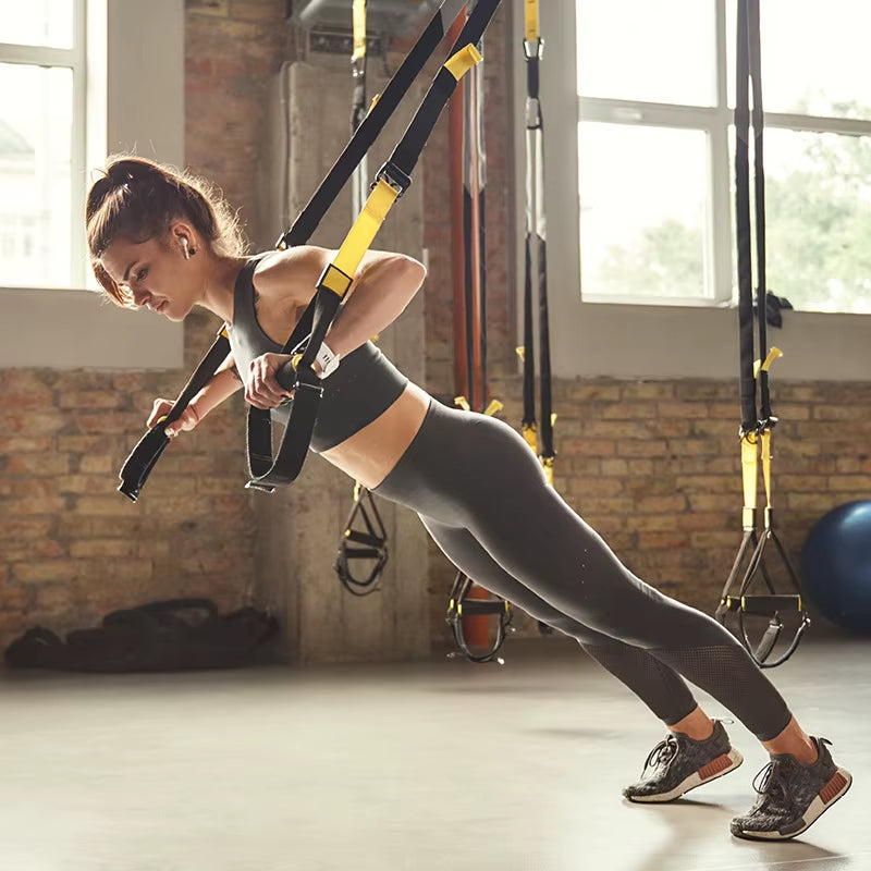 Nylon Multifunction Durable Strength Fitness Suspension Adjustable Suspension Trainer
