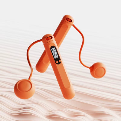 ABS Quality Digital Smart Jump Rope Gym Equipment Anti-Slip Handle Multiple Combinations Cordless Customized Logo Print Skipping