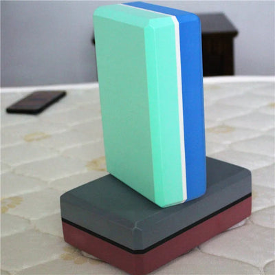 Yoga Block Multi Colors Pilates EVA Yoga Brick Gym Foam Stretching Aid Gym Pilates Yoga Block Exercise Fitness Sport