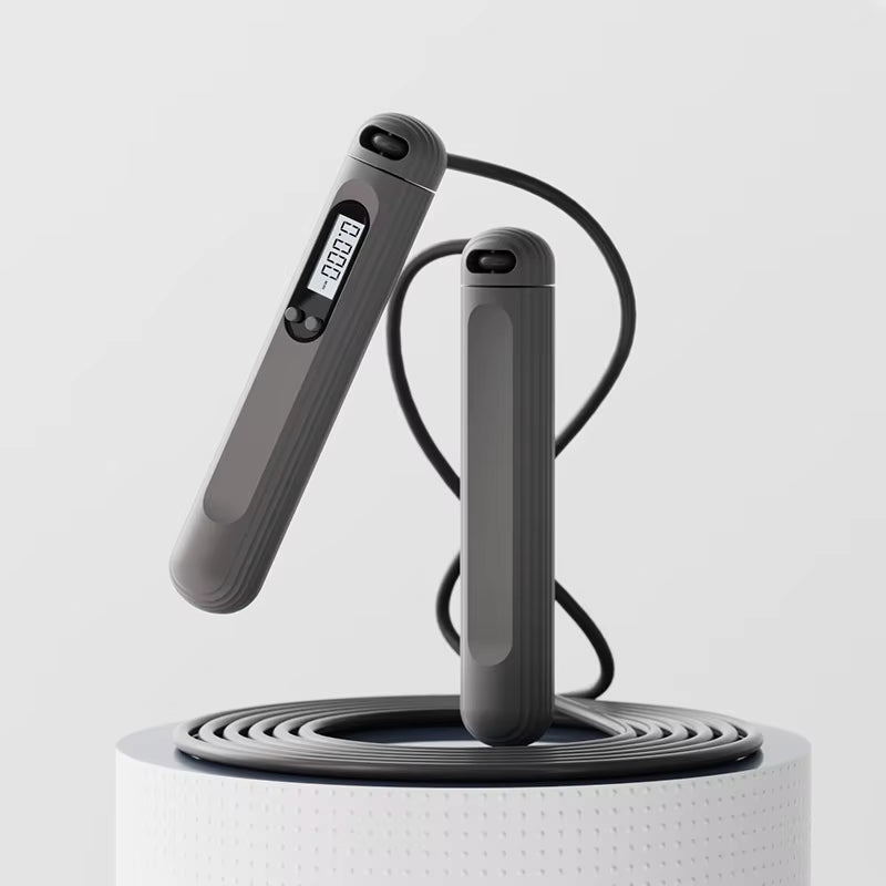 ABS Quality Digital Smart Jump Rope Gym Equipment Anti-Slip Handle Multiple Combinations Cordless Customized Logo Print Skipping