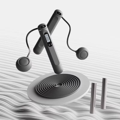 ABS Quality Digital Smart Jump Rope Gym Equipment Anti-Slip Handle Multiple Combinations Cordless Customized Logo Print Skipping