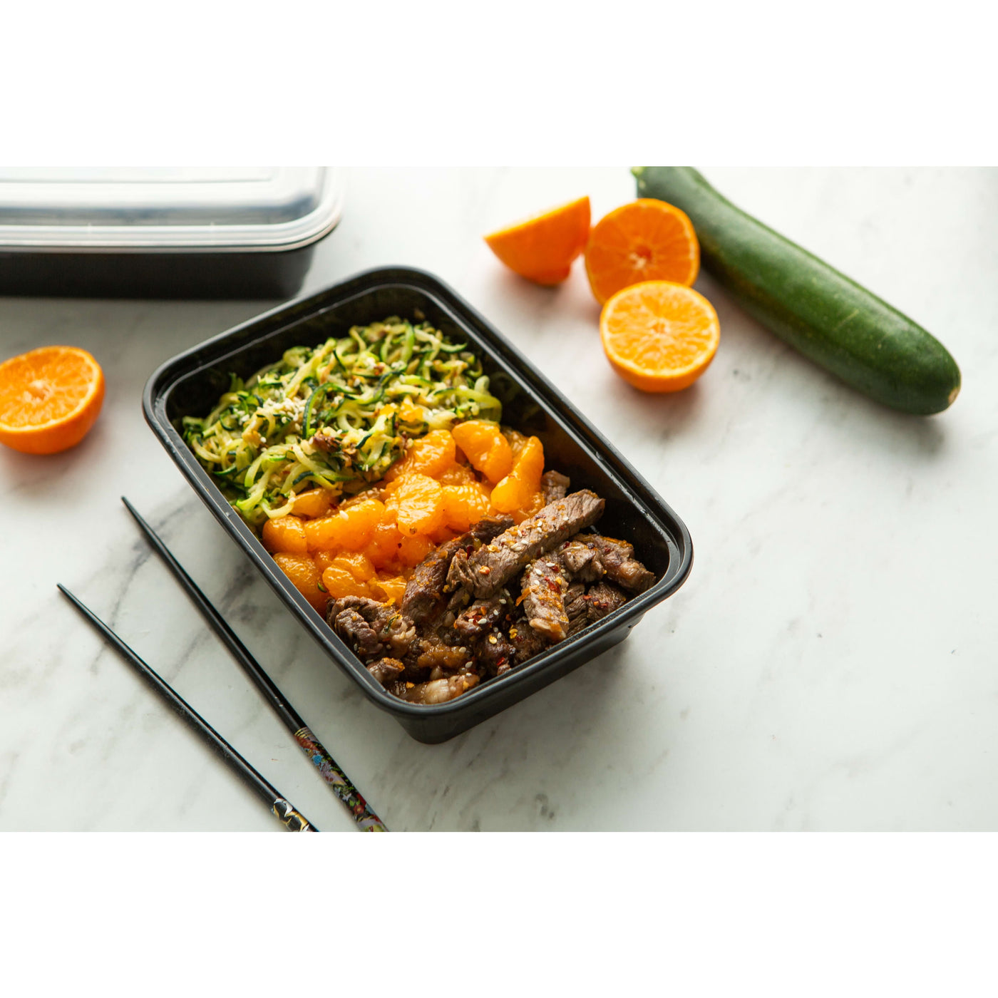 Meal Prep Food Storage Containers, Set of 10, Bpa-Free Single Compartment with Lids