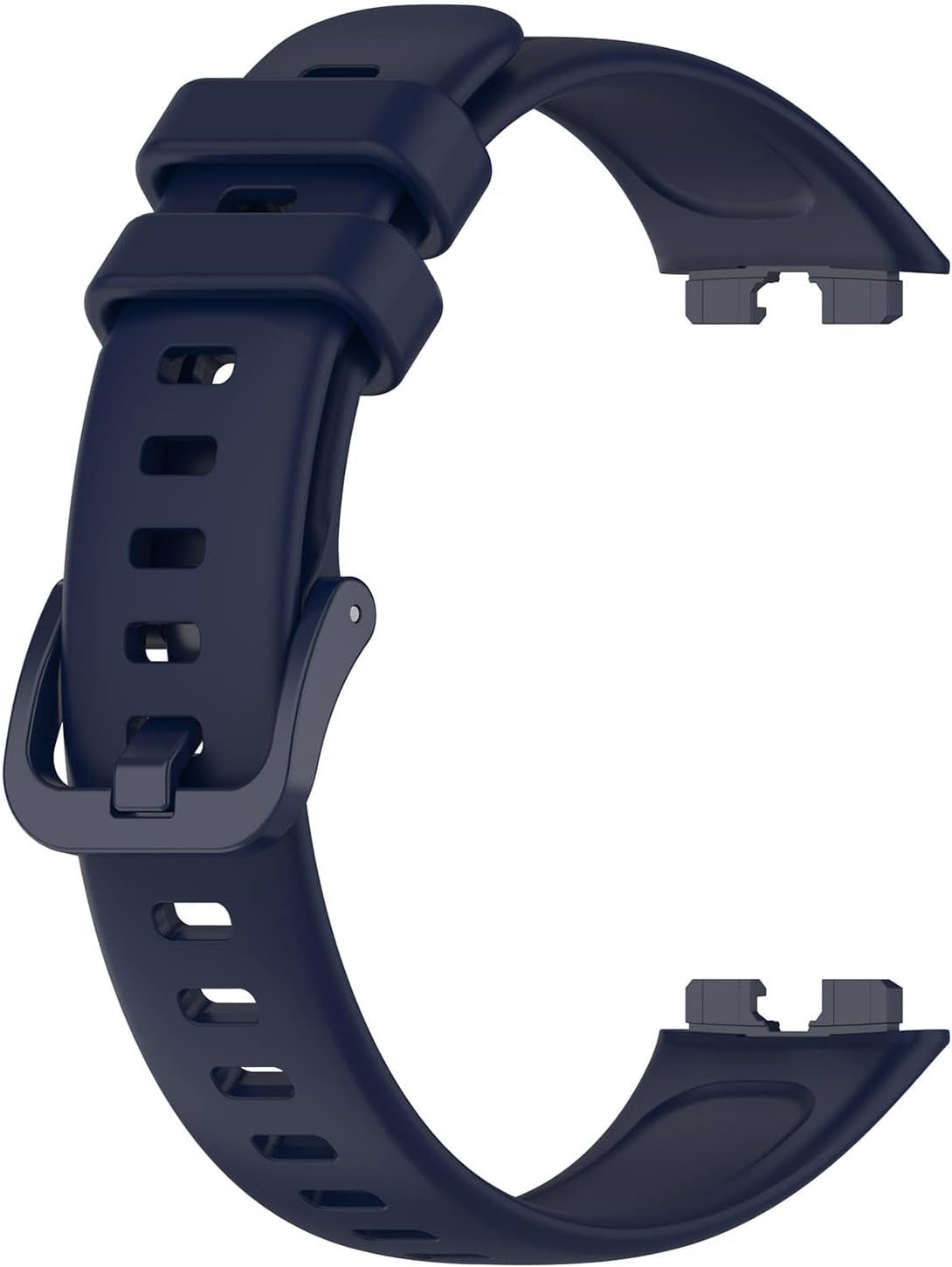 2-Pack Soft Sport Bands Compatible with Huawei Band 8/Huawei Band 9 Quick Release Replacement Wristband for Woman Man (Black/Navy)