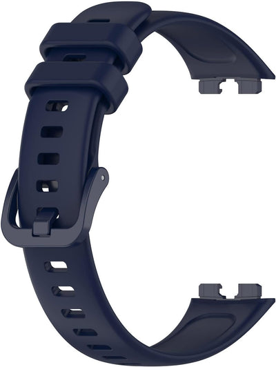 2-Pack Soft Sport Bands Compatible with Huawei Band 8/Huawei Band 9 Quick Release Replacement Wristband for Woman Man (Black/Navy)