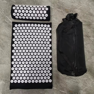 Hot Selling Yoga Massage Acupuncture Foot Cushion Pillow Set Shakti Mat Acupressure