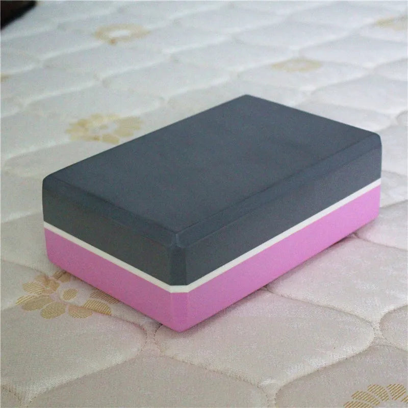 Yoga Block Multi Colors Pilates EVA Yoga Brick Gym Foam Stretching Aid Gym Pilates Yoga Block Exercise Fitness Sport